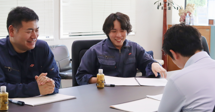 小山田社長と本音トーク！ 座談会の様子